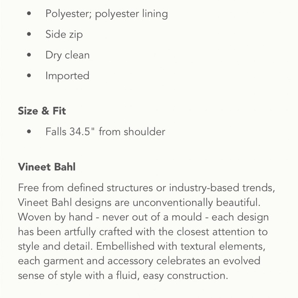 NWT Anthropologie Vineet Bahl Textured Sequin Dress size L - Picture 10 of 10